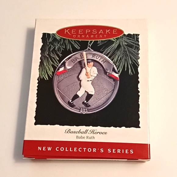 Hallmark Keepsake Baseball Heroes Babe Ruth ornament - Picture 1 of 3